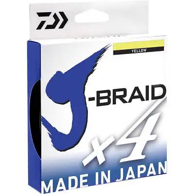 Daiwa J-Braid X4 Yellow Line • $22.95