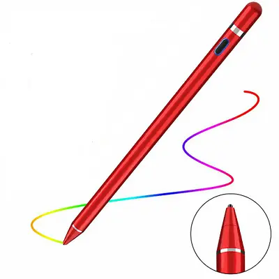 RED Pencil Stylus For IPad IPhone Samsung Galaxy Tablet Phone Pen Touch Screen • $10.95