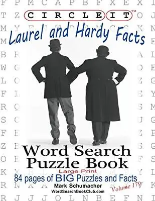 Circle It Laurel And Hardy Facts Word Search Puzzle Book • £6.50