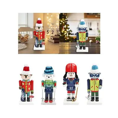 Nutcracker Ornament Party Favors Home Decoration For Shelf Xmas Tree Office • £12.84