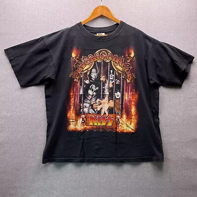 Vtg Kiss Psycho Circus Live 3D Tour Mens XL Double Sided 98 Graphic Tee T Shirt • $84