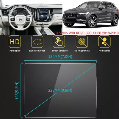 For Volvo V90 XC90 S90 XC60 2018-2019 Vehicle GPS Screen Glass Protector Film 9  • $12.78