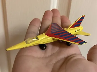 1973 Matchbox Skybusters SB4 Mirage F1 Diecast Fighter Jet Yellow/Blue/Red Macau • $4.49