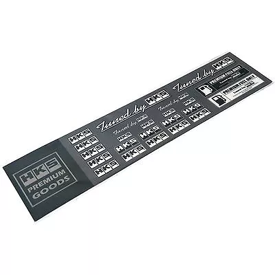 HKS 51003-AK120 Variety Decal Sticker Sheet Die-Cut Genuine Made In JAPAN • $39.99