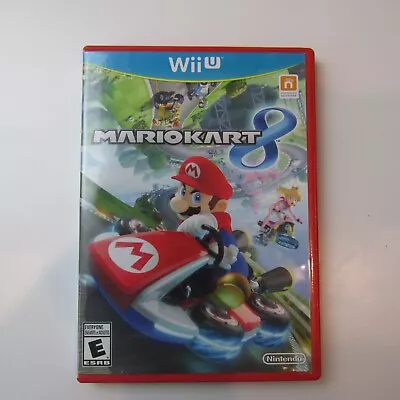 Mario Kart 8 (Nintendo Wii U 2014) Complete Red Case • $19.95