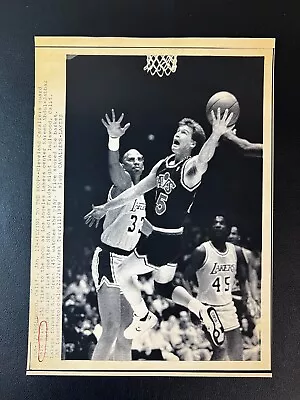 1989 Cavaliers Mark Price Vs Lakers Kareem Abdul-Jabbar Type 3 8x11 Orig. Photo • $25