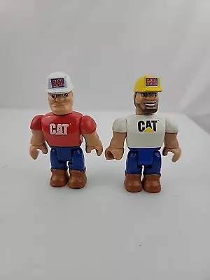 2 Mega Bloks CAT Caterpillar Construction Workers  • $9.99