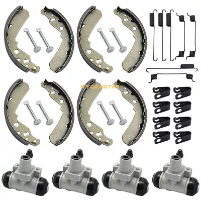 Brake Wheel Cylinder & Brake Shoes Kit For Kawasaki UTV KAF400 Mule 600 610 SX • $129.95