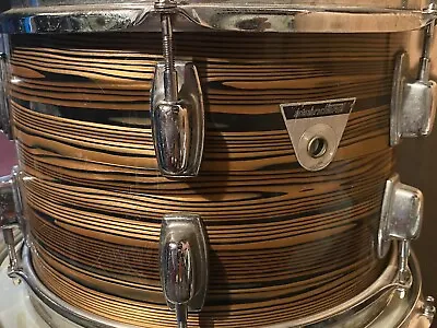 Vtg Ludwig Standard Bronze Strata Drum Kit W/ Yamaha Snare As Is No Returns • $899