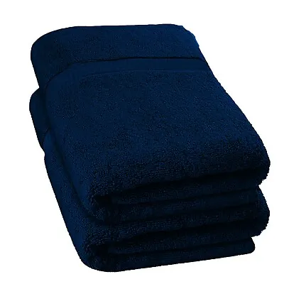 Pack Of 2 High Quality Jumbo Bath Sheets Extra Large 600gsm Hotel Quality Towels • £19.99
