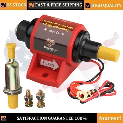 Low Pressure 2-4 PSI Universal Micro Electric Fuel Pump 42S Gasoline Carburetor • $24.99