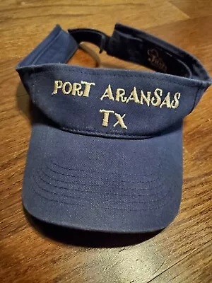 Port Aransas Texas Vintage Golf Tennis Visor Adjustable  Hat Cap  • $8.44