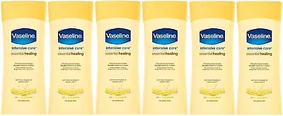 X6 Vaseline Intensive Care Essential Healing Dry Skin Body Lotion 400ml • £20.83