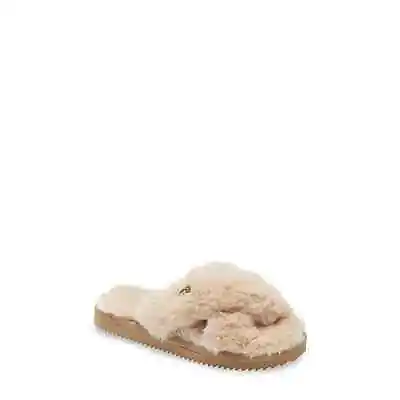 Michael Michael Kors Women's Lala Faux Fur Slide Slipper Brown US 5 M • $27.60