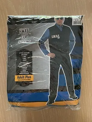 Swat Cop Costume Adult Plus • $17.99