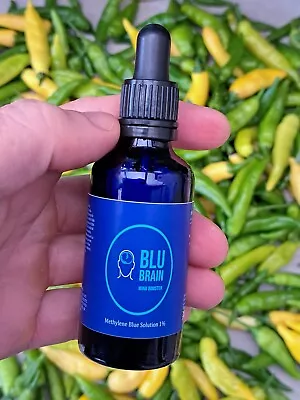 Methylene Blue 1% | Blu Brain - Mind Booster - UK Made | Biohacking | 30ml • £22