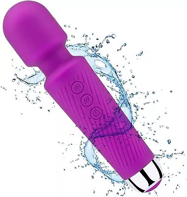 Handheld Massager Vibrator 3 Colors Rechargeable 20 Speed Wand Vibrating Massage • $7.99