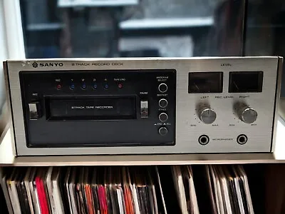 Sanyo RD-8020 8 Track Tape Player & Recorder READ DESCRIPTION • £38.54