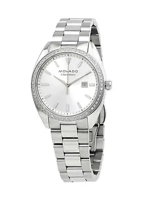 Brand New Movado Heritage Datron Women’s Diamond Bezel Watch 3650069 MSRP $1395 • $865