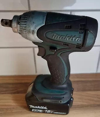 Makita DTW251 18v LXT Li-Ion Cordless 1/2  Impact Wrench With 5ah Battery • £119