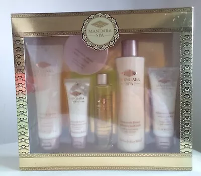 NEW MANDARA SPA HONEYMILK DREAM PAMPER 6 X ITEM GIFT SET BATH BODY DISCONTINUED • £39.50