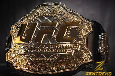 UFC Ultimate Fighting World Heavy Weight Championship Replica Title Belt 4MM  • $380