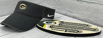 Licensed NFL Green Bay Packers Football Cribbage Board And Nike Visor Hat • $29.99