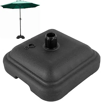 Water Fillable Outdoor Square Parasol Base Patio Garden Table Umbrella Stand 12L • £12.99