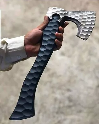 Custom Handmade Carbon Steel Viking Hatchet Hunting Tactical Tomahawk Axe • $80