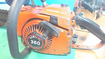 Vintage--HOMELITE 360 -Chain Saw -20  Bar--{For Parts }-Runs On Spray Only-needs • $56.30