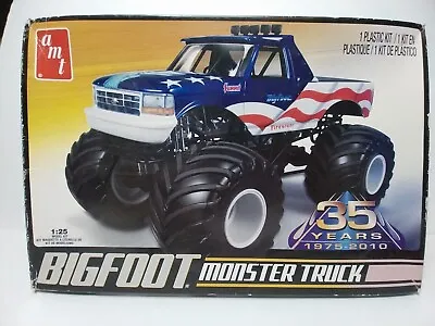 AMT BIGFOOT Monster Truck 1/25  35Th Anniversary #668 In 2010 Model Kit • $49.99