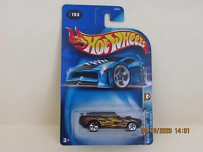 Hot Wheels 2003 WASTELANDERS MUSTANG MACH 1 BLACK WITH FLAME TAMPO MALAYSIA B-J • $3