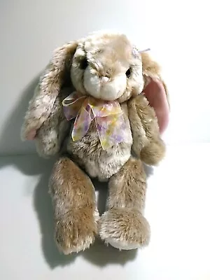 Walmart Light Brown Blended Bunny Rabbit Sheer Ribbon Bow Plush Pink Nose Ears  • $16.19