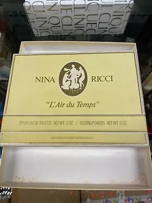 L'Air Du Temps By Nina Ricci Eau De Toilette And Body Powder Set  • $349.50