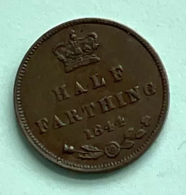 1844 Half Farthing Queen Victoria • £4.95