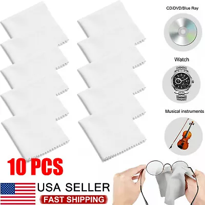 10PCS Glasess Premium Microfiber Cloth Eyeglass Cleaning For Camera LCD Screen • $6.20
