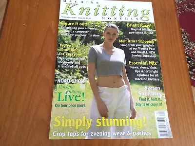 £4.50 • Buy Machine Knitting Monthly Magazine, September 2003 Issue 68