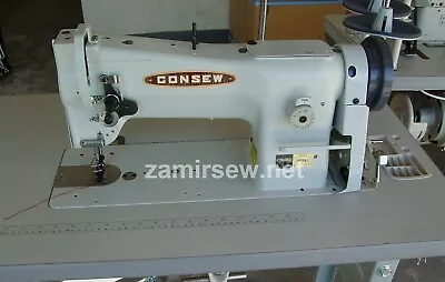 Consew 206RB5 Industrial Sewing Machine Walking Foot With 3/4 HP Servo Motor • $1875