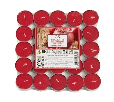 Price's Petali Scented Tea Lights Candles Various Scents Pack Of 25  • £5.55