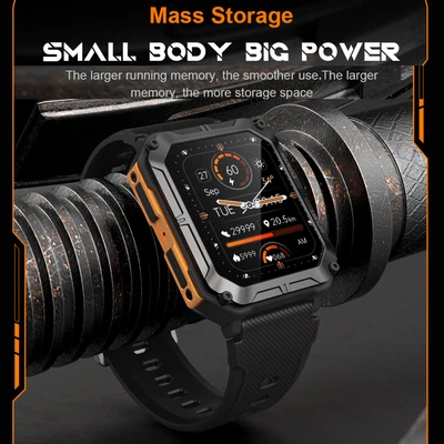 $62.69 • Buy C20Pro Smart Watch Men Sport Bluetooth Heart Rate Blood Pressure Fitness Tracker