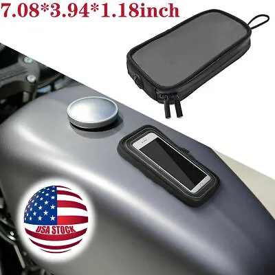 1PC Magnetic Motorcycle Fuel Tank Bag Sportbike Cell Phone Holder Pouch Case USA • $30.89