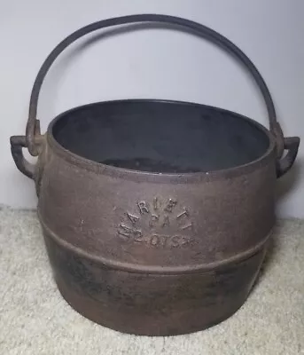 Vintage MARIETTA PA 2 Qt Quart Cast Iron Pot Kettle Handle Antique  • $59