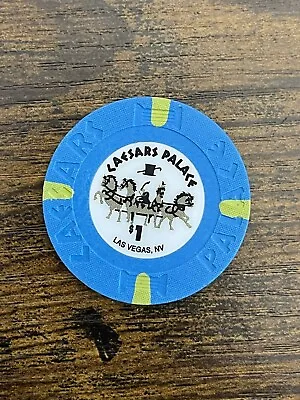 Caesars Palace Las Vegas $1 Casino Chip (small Inlay) • £8.99