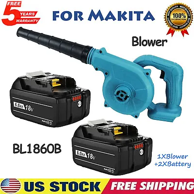 For Makita YN-8010 Lithium Cordless Tool 18V LXT Blower Kit With 6.0Ah Batteries • $74