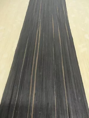 Ebony Macassar Composite Wood Veneer 8  X 20  Raw No Backer 1/42  Thick # 616 • $30