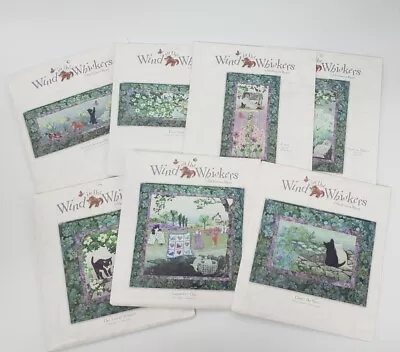 All 7 WIND IN THE WHISKERS Appliqué Quilt Patterns McKenna Ryan Complete Set A1 • $69.99