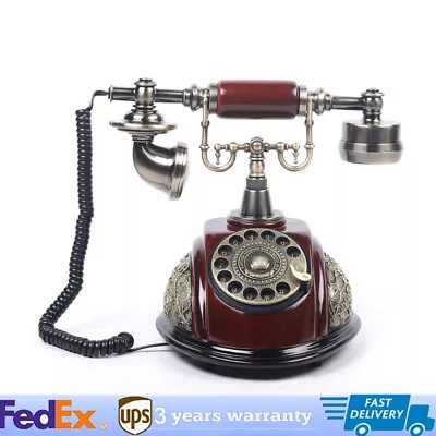 Antique Phones Corded Landline Telephone Vintage Classic Rotary Dial Home Phone • $60