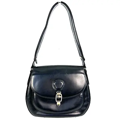 [Rare] CELINE Vintage Shoulder Bag Horse Carriage Leather 2way Authentic • $319.99