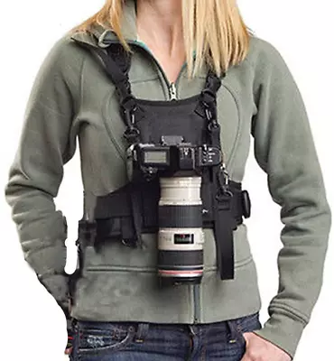 Nicama Camera Strap Carrier Chest Harness Vest For Hiking Wedding.. • $46.75