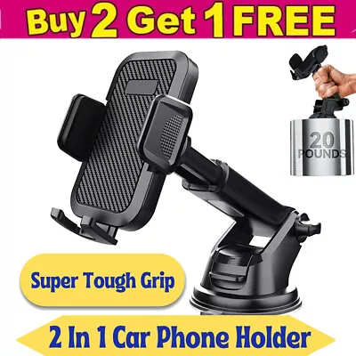 Universal Car Mobile Phone Holder Gravity Dashboard Suction GPS Mount Stand AU • $4.98